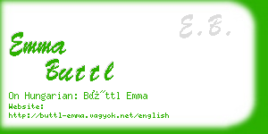 emma buttl business card